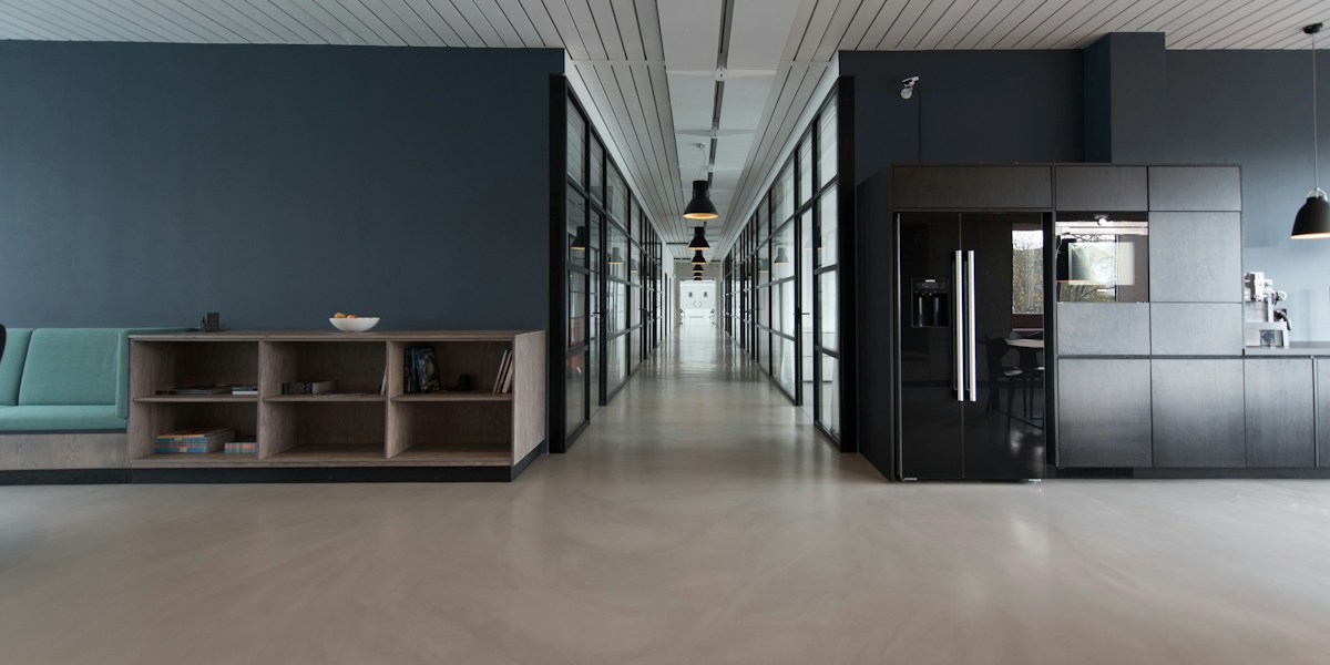 Modern office workplace culture and team dynamics