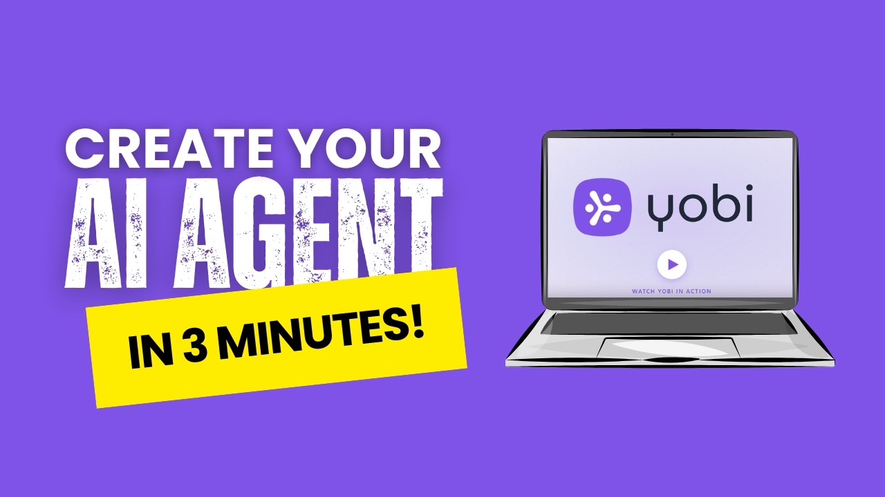 Yobi AI Studio tutorial video: how to create a new AI agent step by step