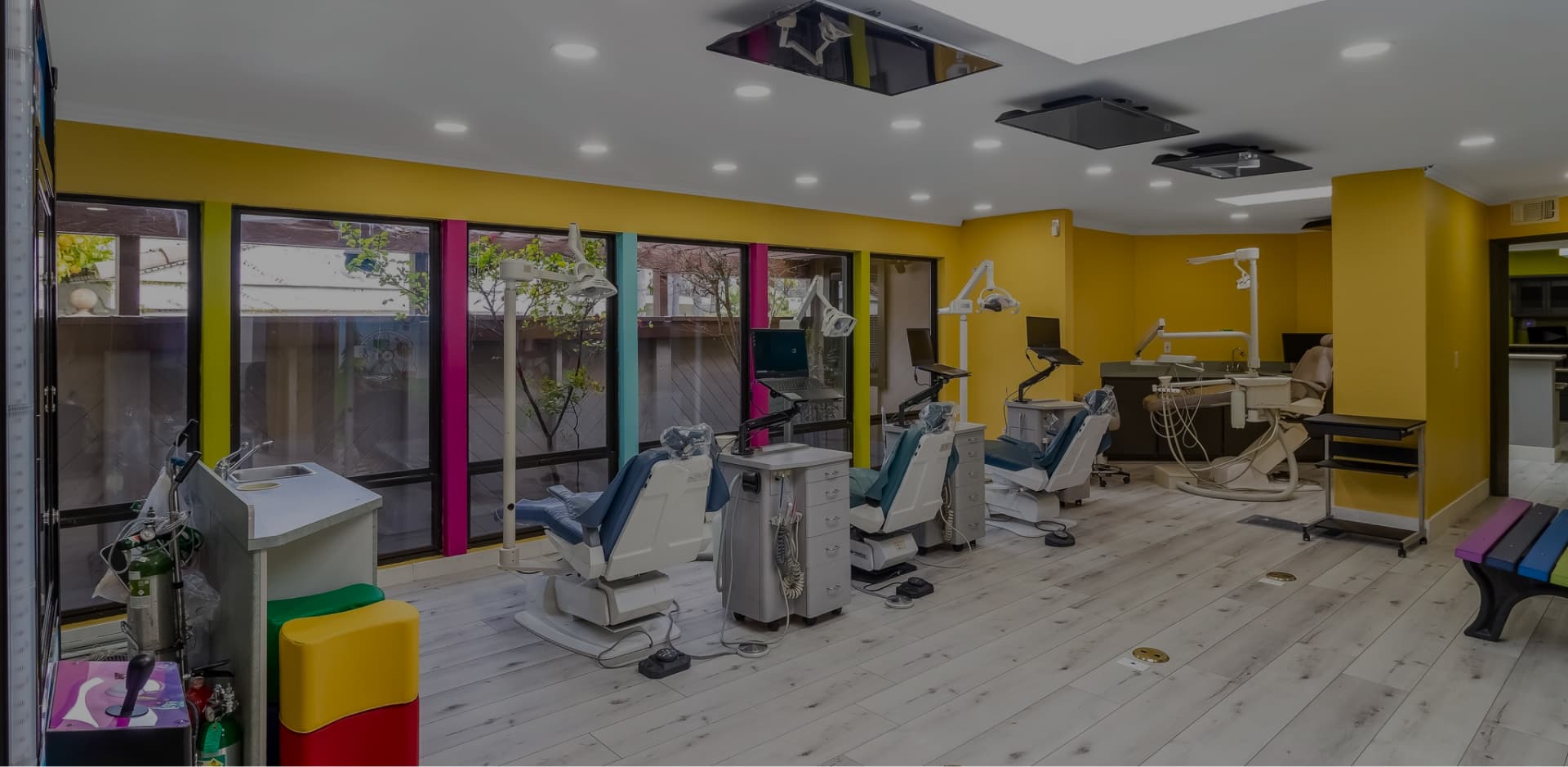 Bubbles Dental pediatric treatment area
