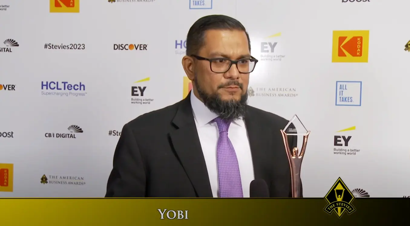 Yobi wins Stevie Award